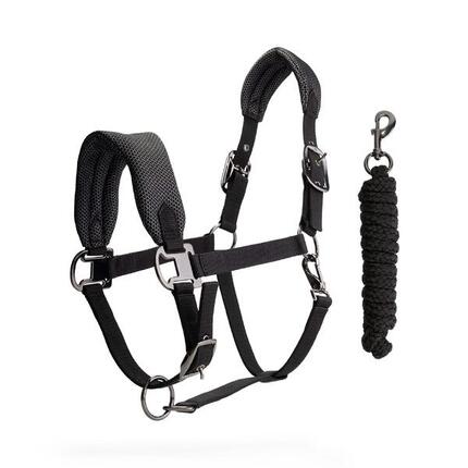 Ensemble licol et longe pour cheval en maille Mrs. Ros