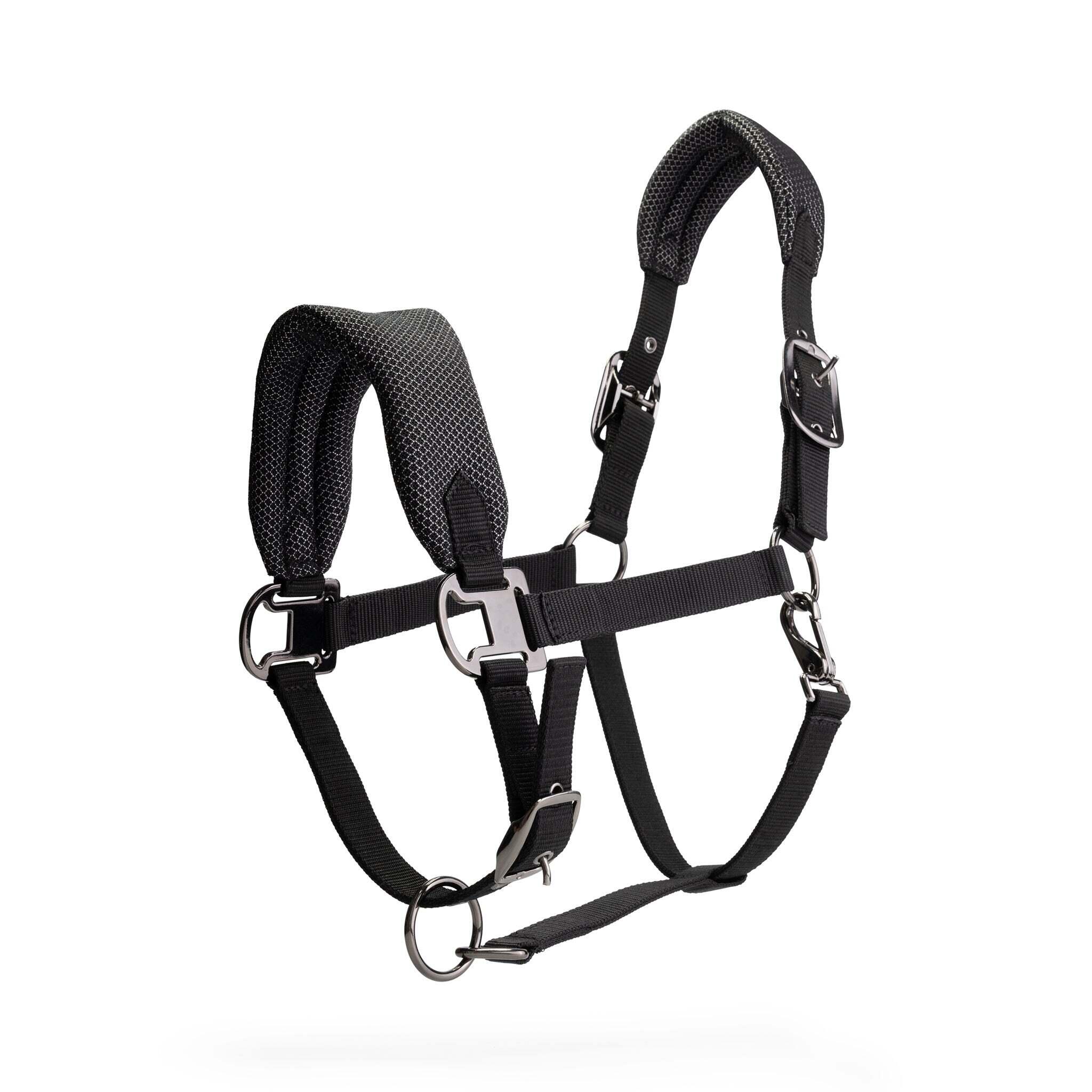 Ensemble licol et longe pour cheval en maille Mrs. Ros 2/3