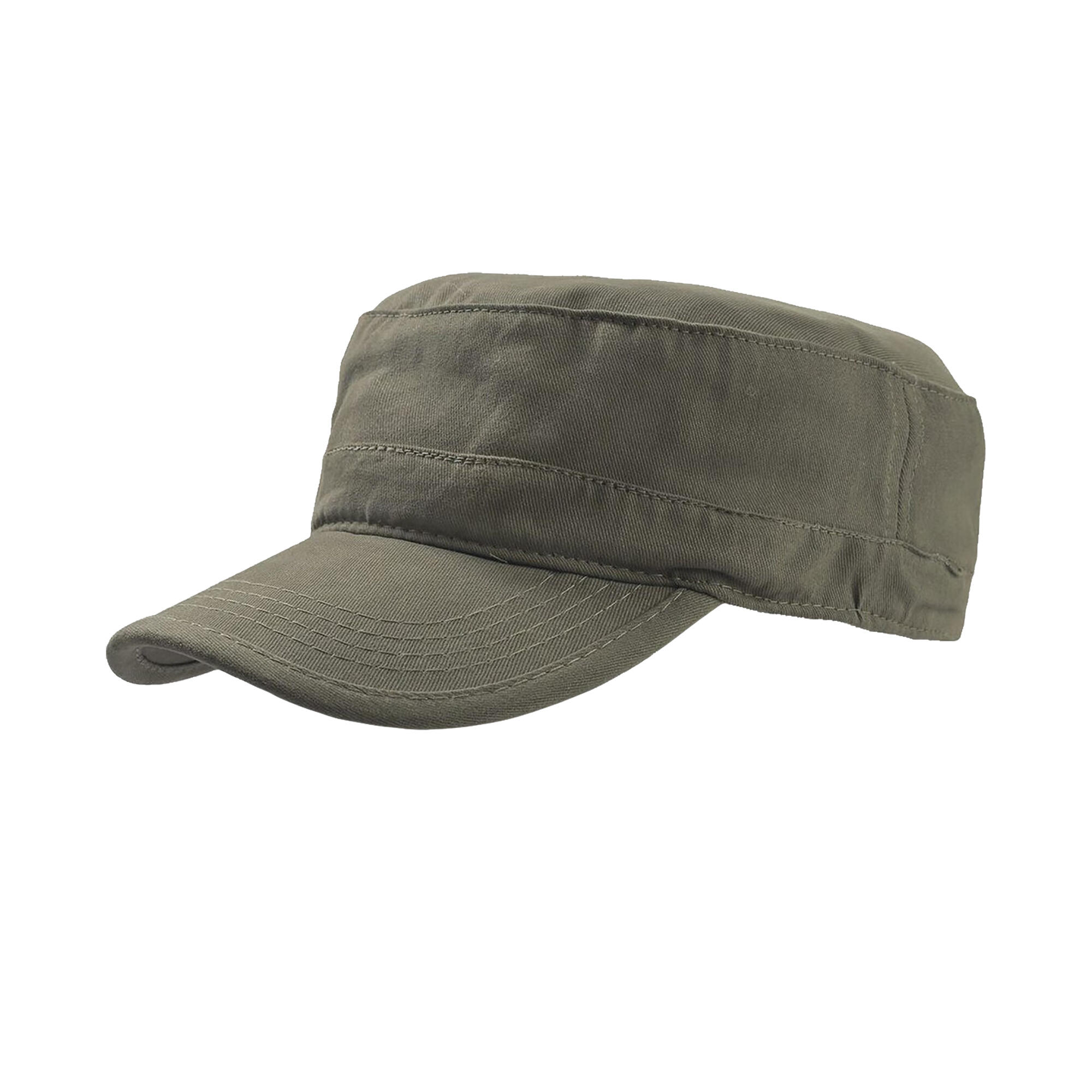 ATLANTIS Tank Brushed Cotton Military Cap (Pack of 2) (Olive)