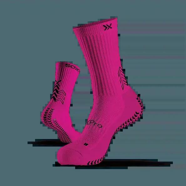 SoxPro Pink Non-Slip Socks