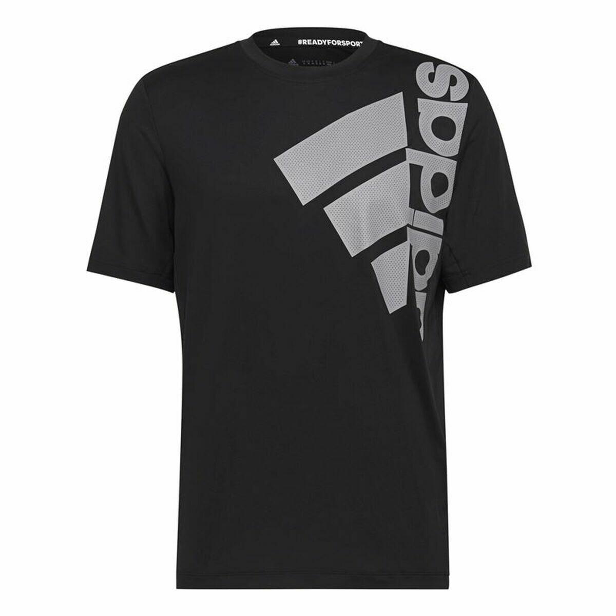 T-shirt à manches courtes homme Adidas Big Badge Noir 2/5