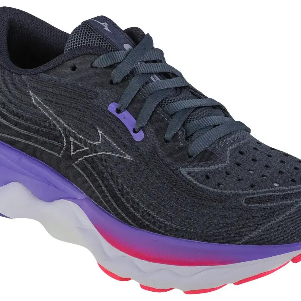 Running shoes Female Mizuno Wave Skyrise 4 Grey
