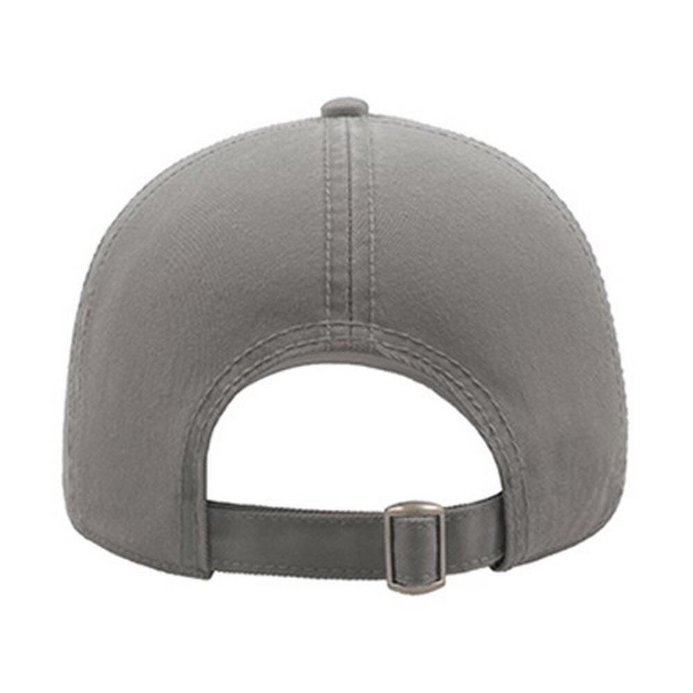 Action 6 Panel Chino Baseball Cap (Grey) 2/4