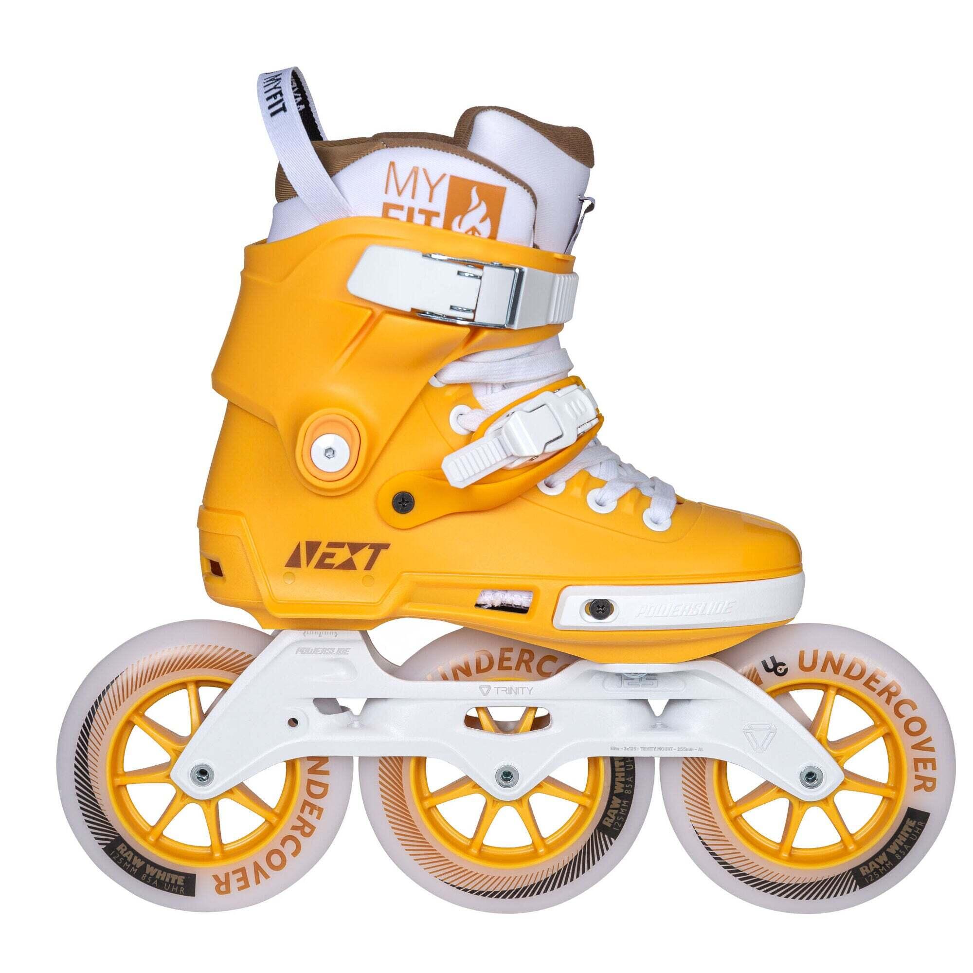 Powerslide Next Mustard 125 quad rollerblade