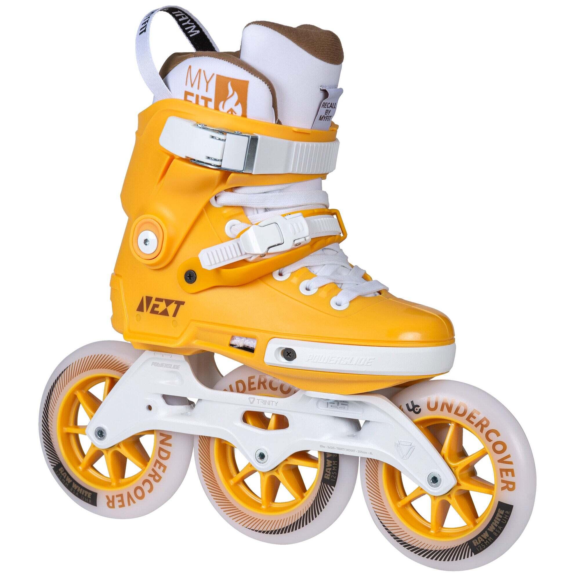 Powerslide Next Mustard 125 quad rollerblade