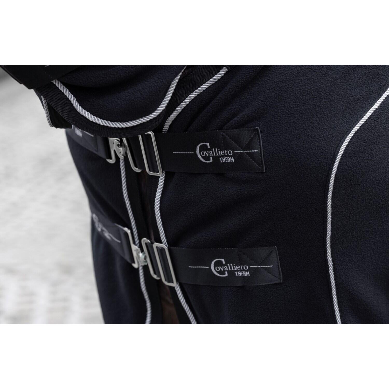 Couverture polaire avec couvre-cou pour cheval Covalliero Therm 4/5