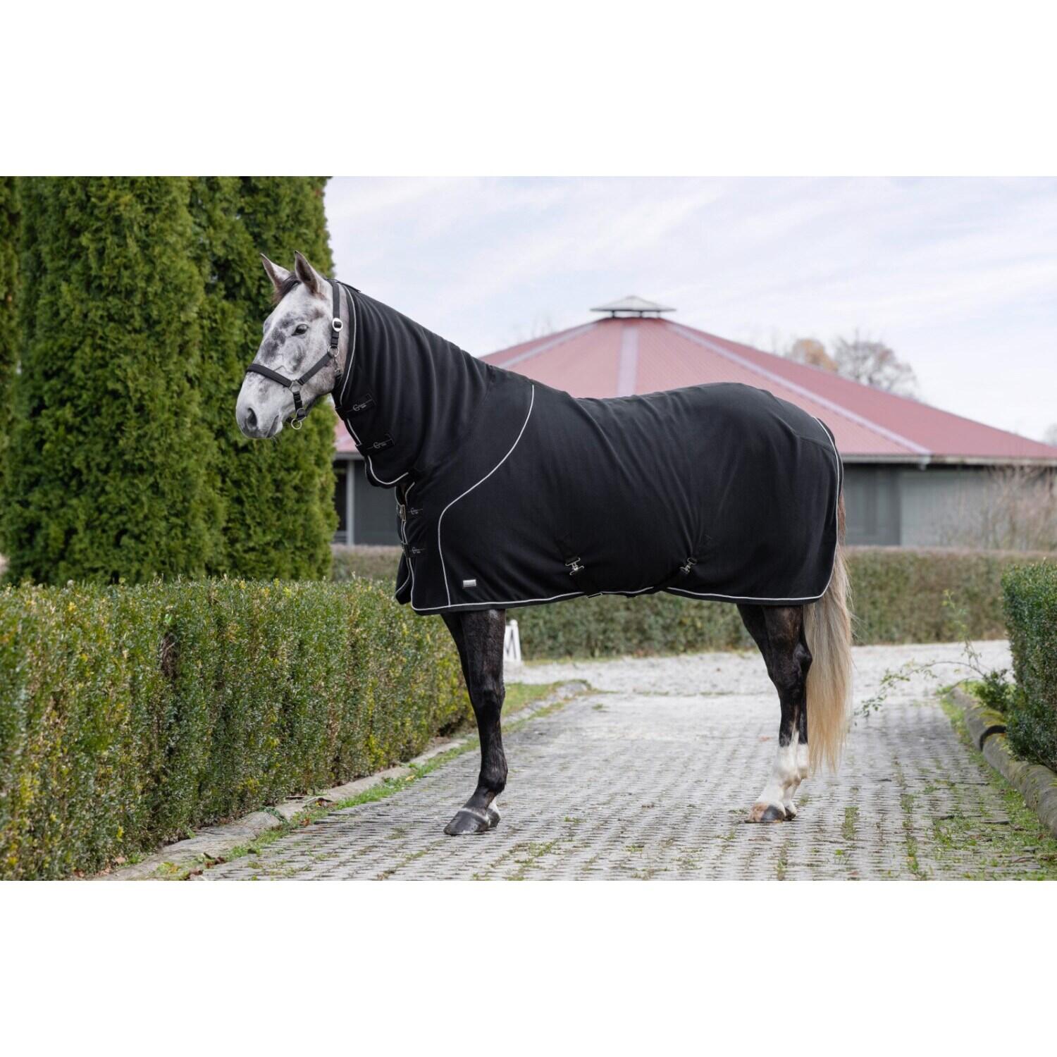 Couverture polaire avec couvre-cou pour cheval Covalliero Therm 3/5