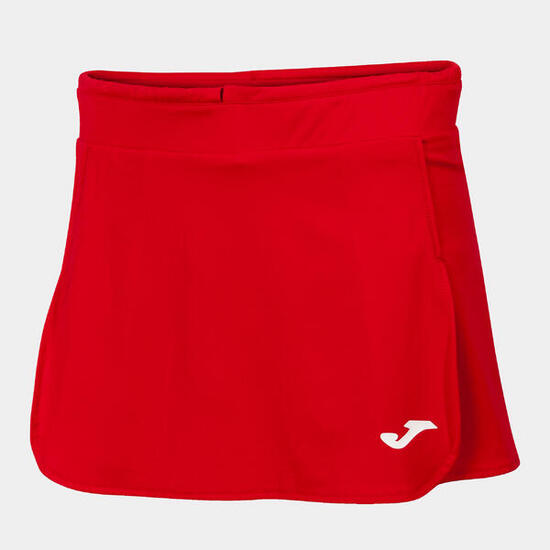 Falda Pádel Mujer Joma Open II Rojo