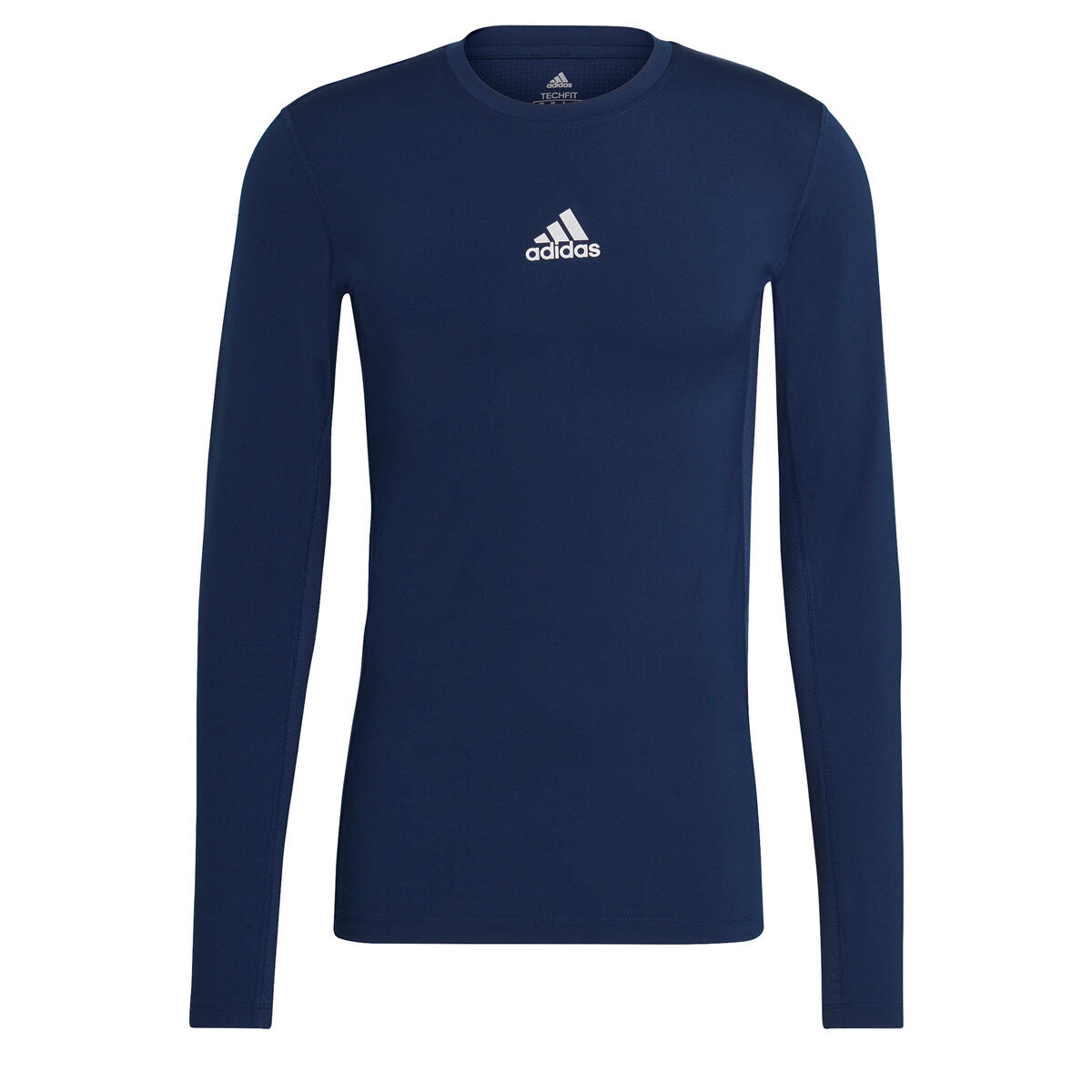 ADIDAS Herren Langarm-Hemd Adidas Compression Marineblau
