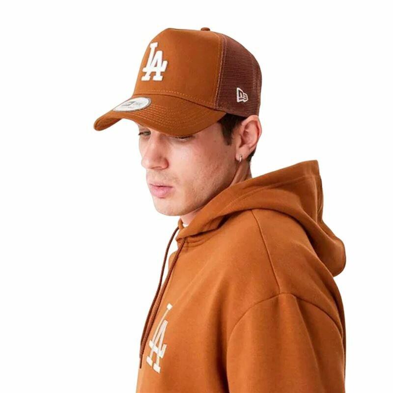 Sudadera con Capucha Unisex New Era League Essentials LA Dodgers Ocre