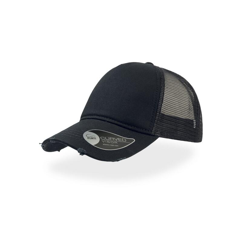 Casquette trucker effet usé RAPPER Mixte (Noir)