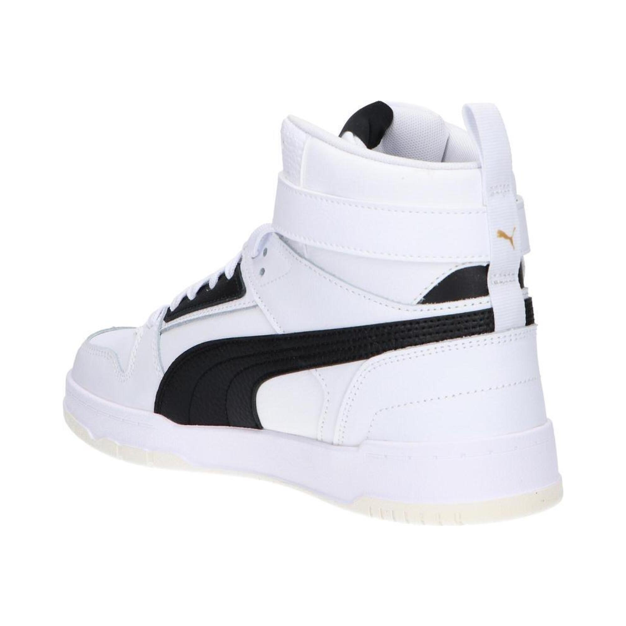 Scarpe uomo basket puma rbd game-pelle-bianco/nero--