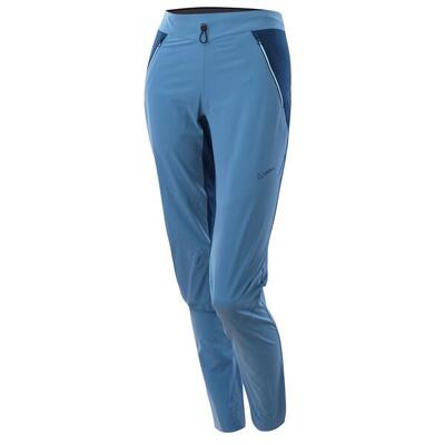Outdoorbroek voor dames w tapered active stretch super light - blauw