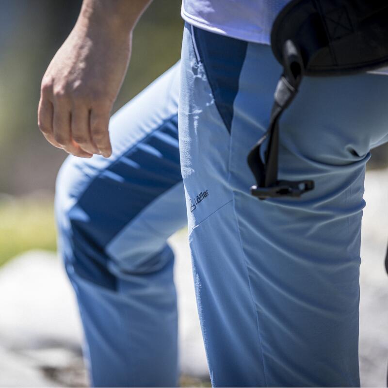 Pantaloni outdoor da donna W Tapered Active Stretch Super Light - Blu 4/5