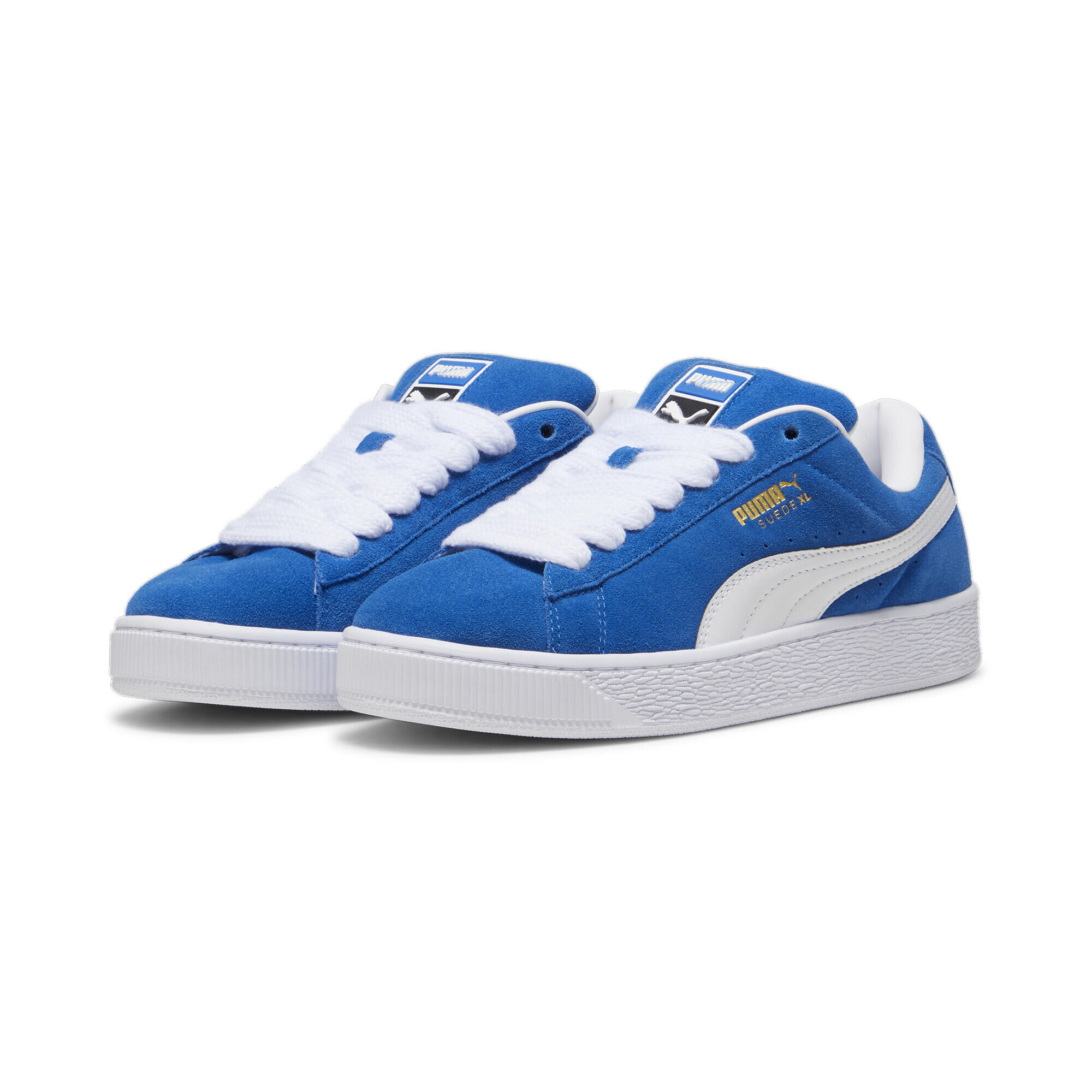 Puma - Baskets Femme Puma Suede - Chaussures De Sport - Blanc|bleu - 44,5 - Decathlon