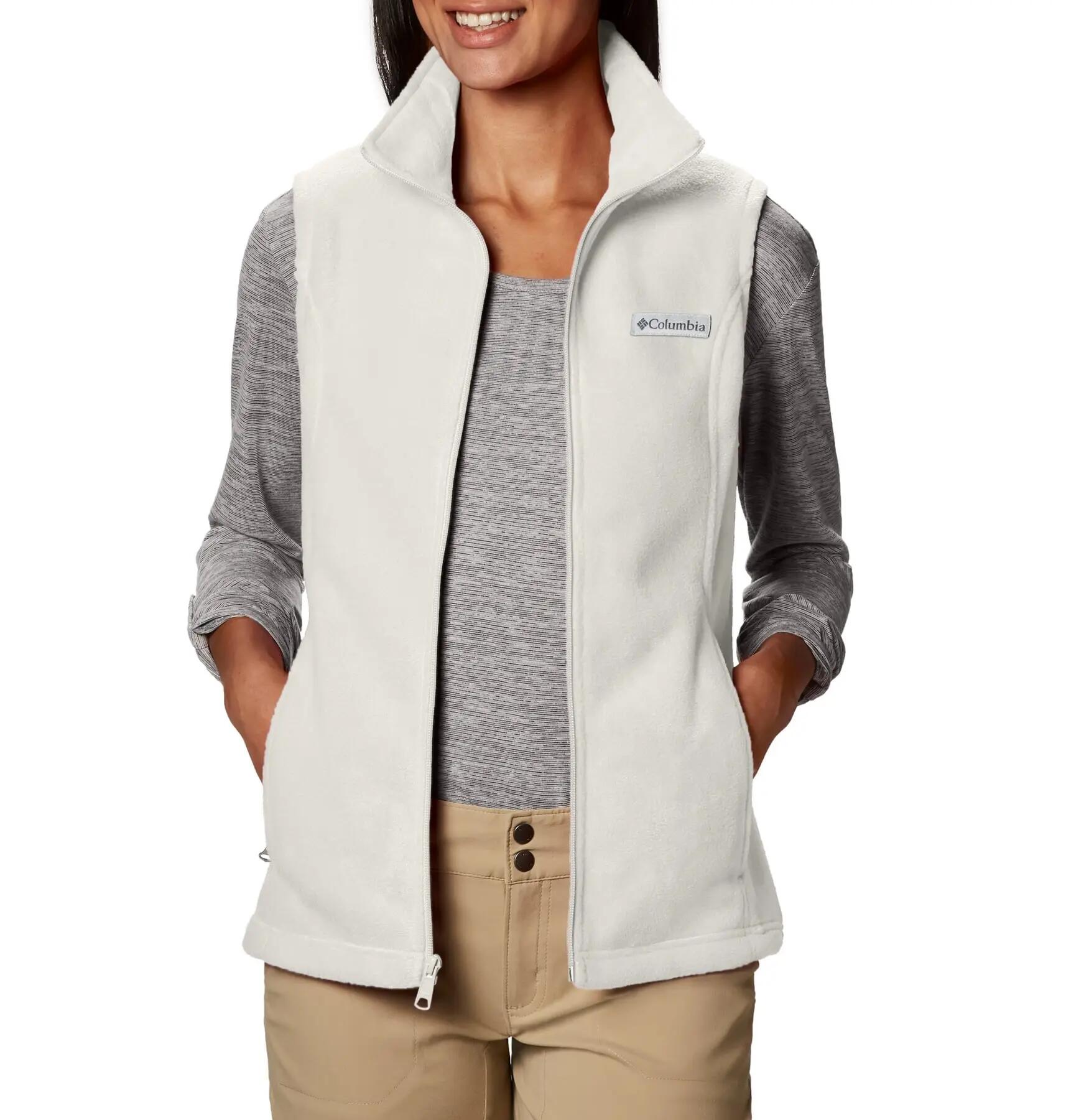 Gilet Femmes Columbia Benton Springs blanc 3/5