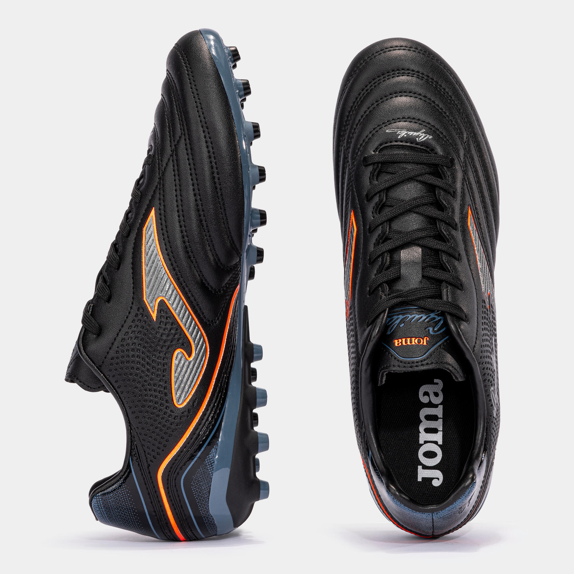 Chuteiras Futebol Adulto Joma Aguila 24 AG Preto 4/6