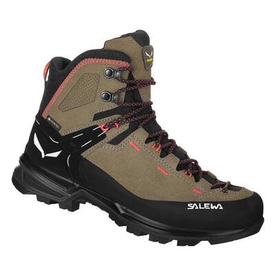 Wandelschoenen vrouw salewa mountain trainer 2 mid gore-tex bruin