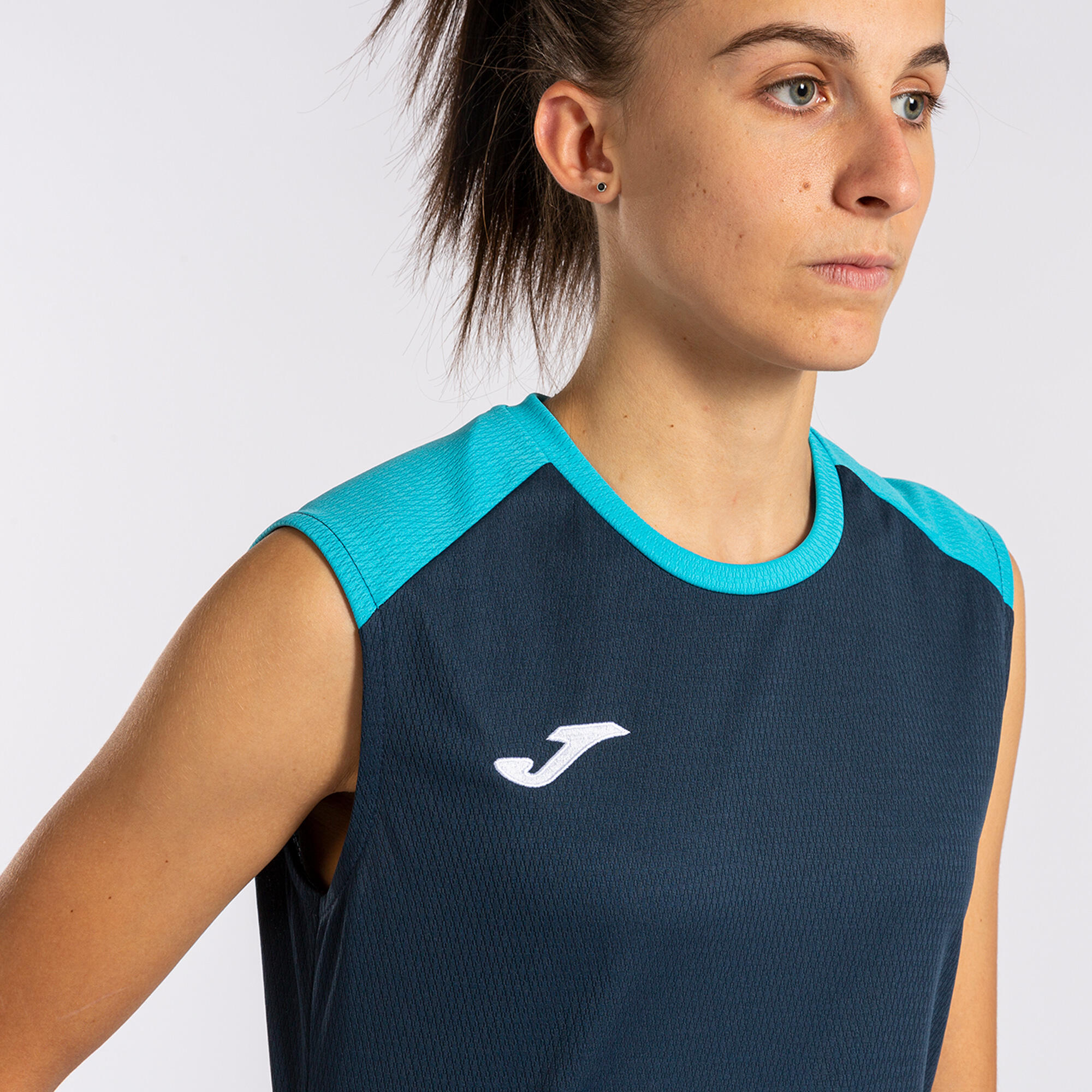 Camiseta Tirantes Voleibol Mujer Joma Eco Championship Marino 4/5