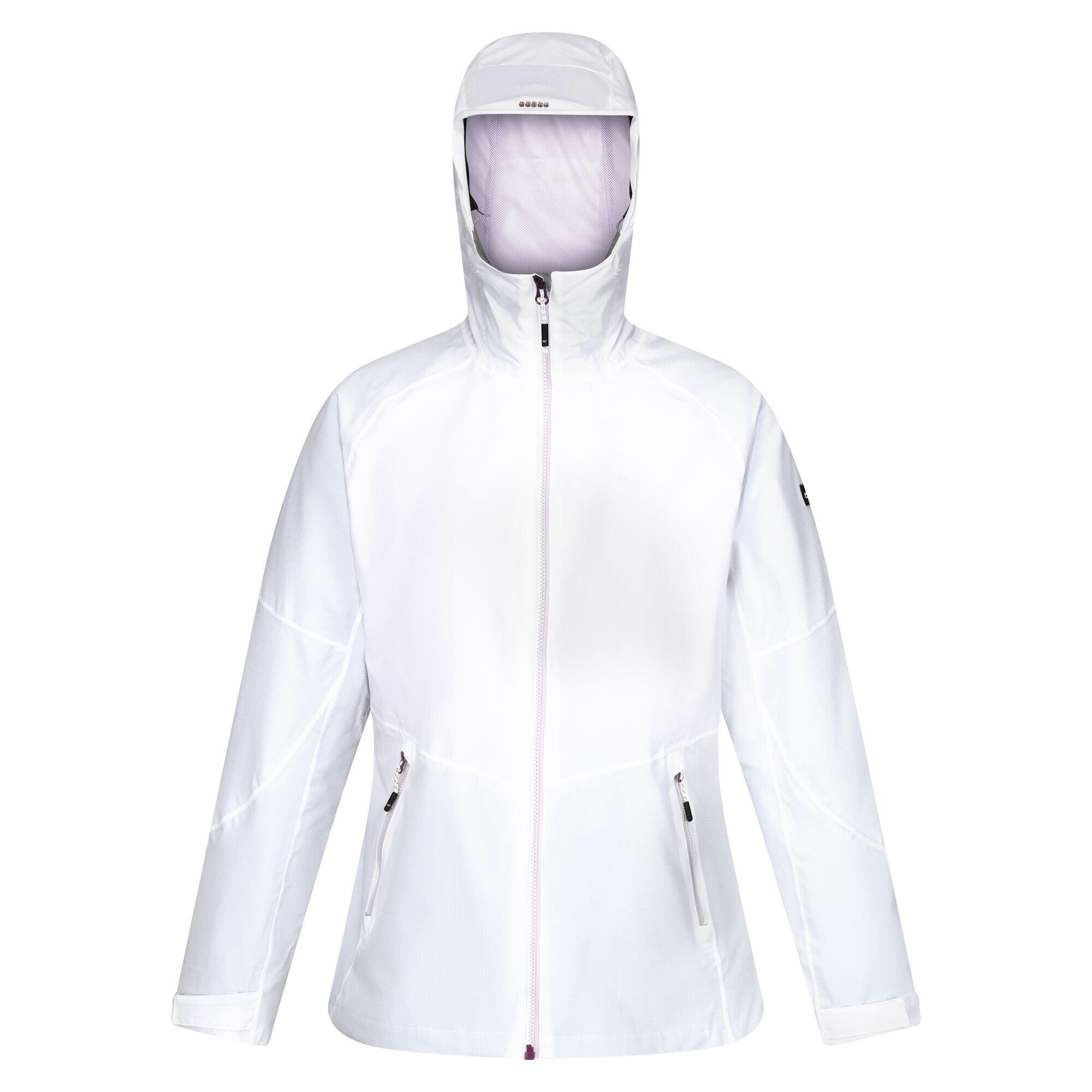 Regatta - Veste Imperméable Raddick Femme (blanc / Lilas Pâle) - Veste - Blanc|mauve|rose - 42 M/l - Decathlon