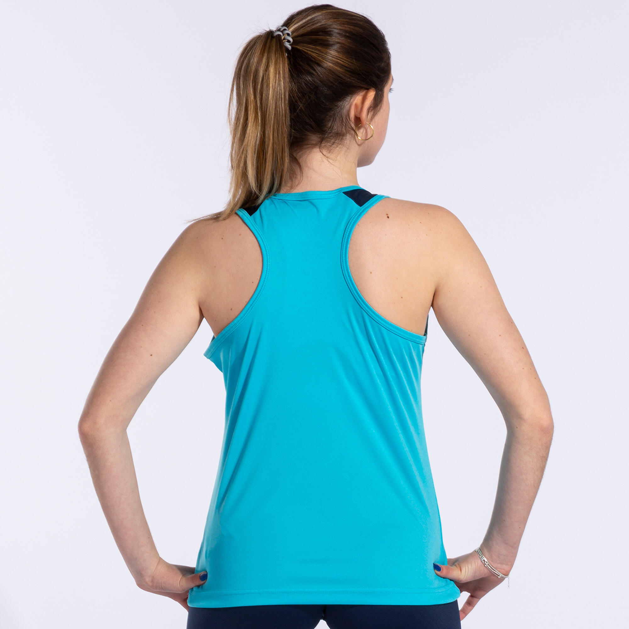 Débardeur Padel Femme Joma Montreal Turquoise Fluo 3/5