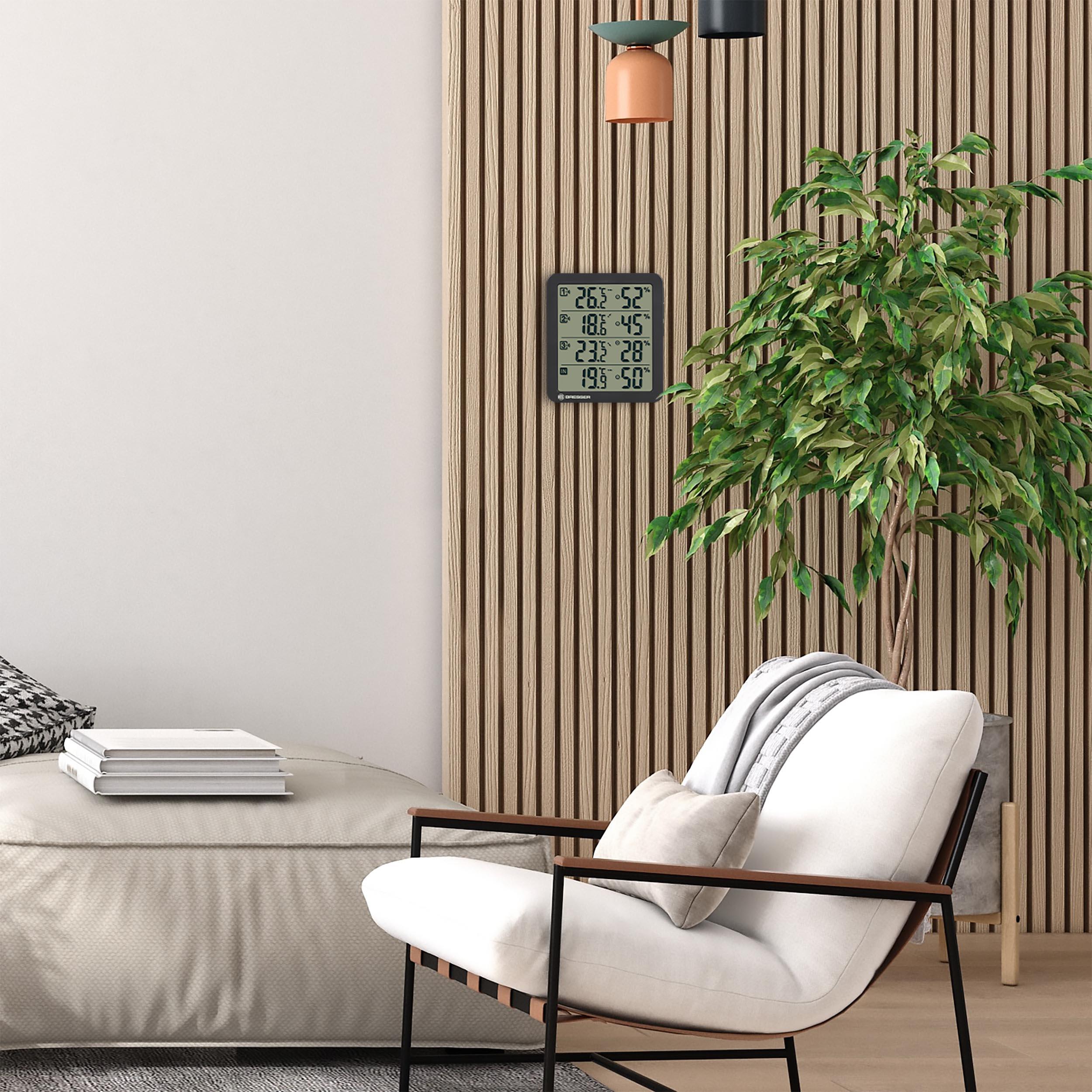 Quadro NV Thermo-/Hygromètre noir 3/7
