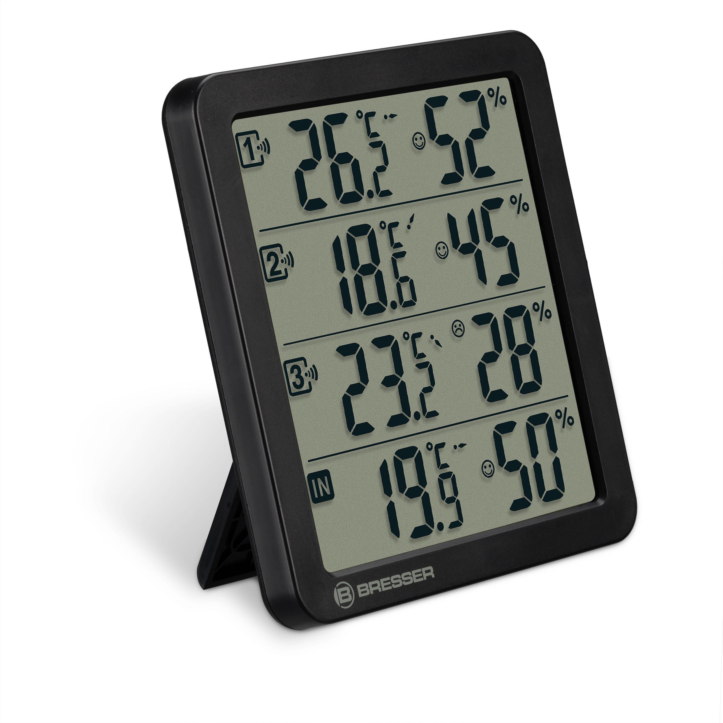Quadro NV thermometer/hygrometer zwart 3/7