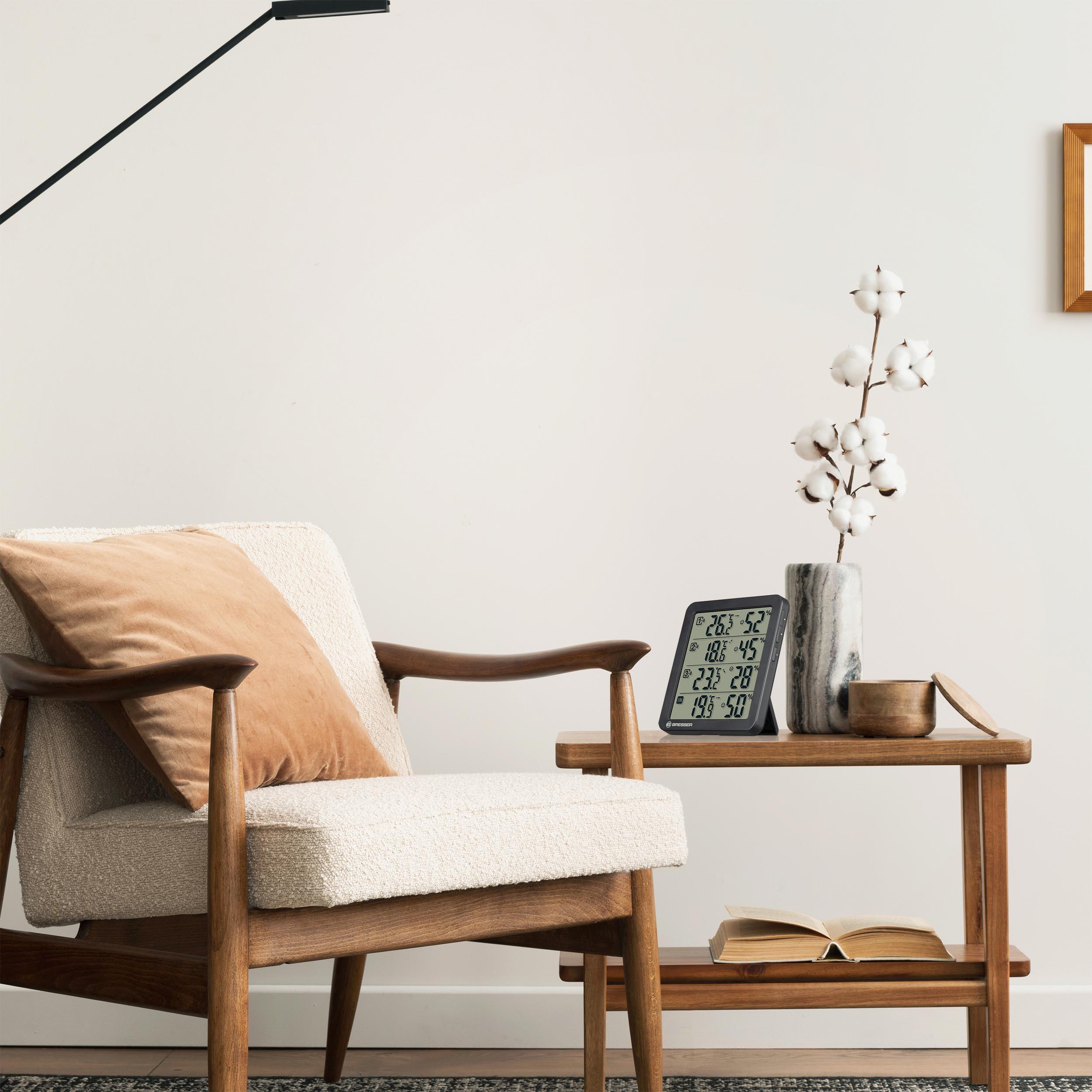 Quadro NV Thermo-/Hygromètre noir 2/7