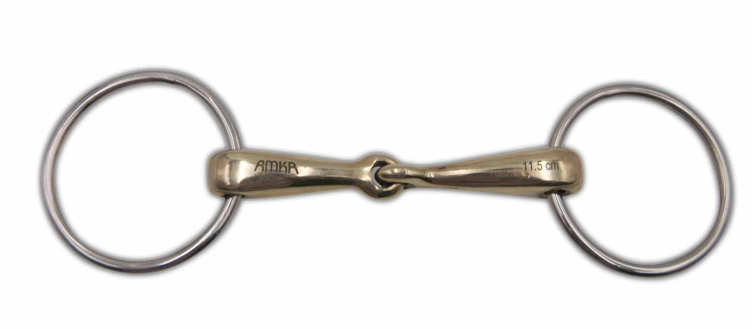 AMKA AMKA  Wassertrense einfach gebrochen aus Argentan, Stärke 16 mm