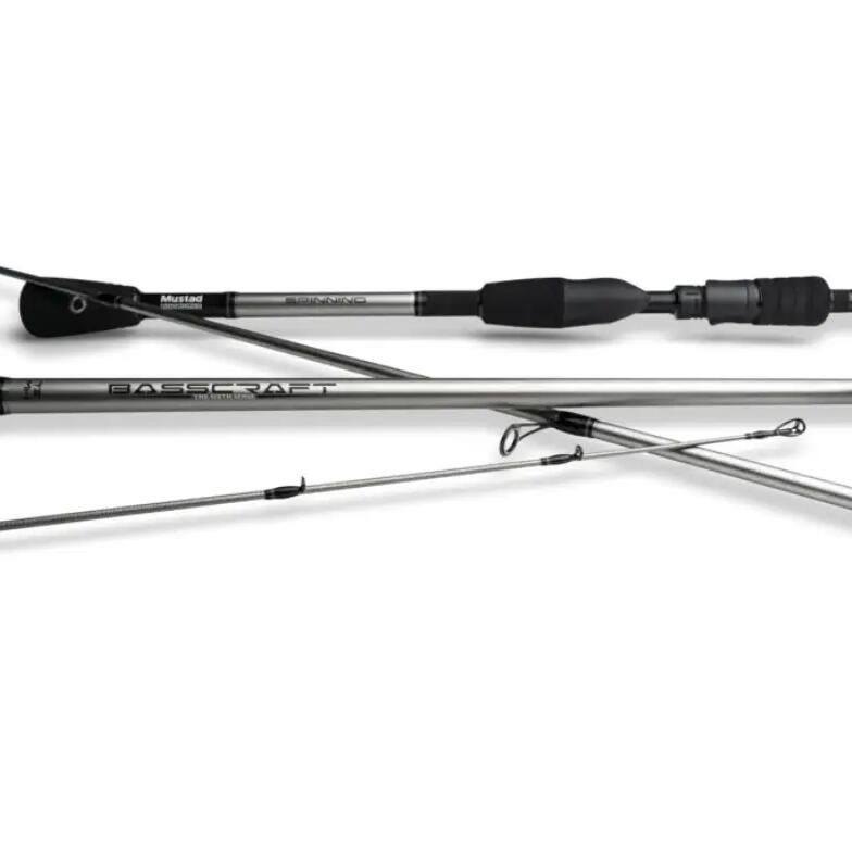 Риболовна пръчка Mustad Basscraft ML спин 2,13 м/5-21 г, 2 броя