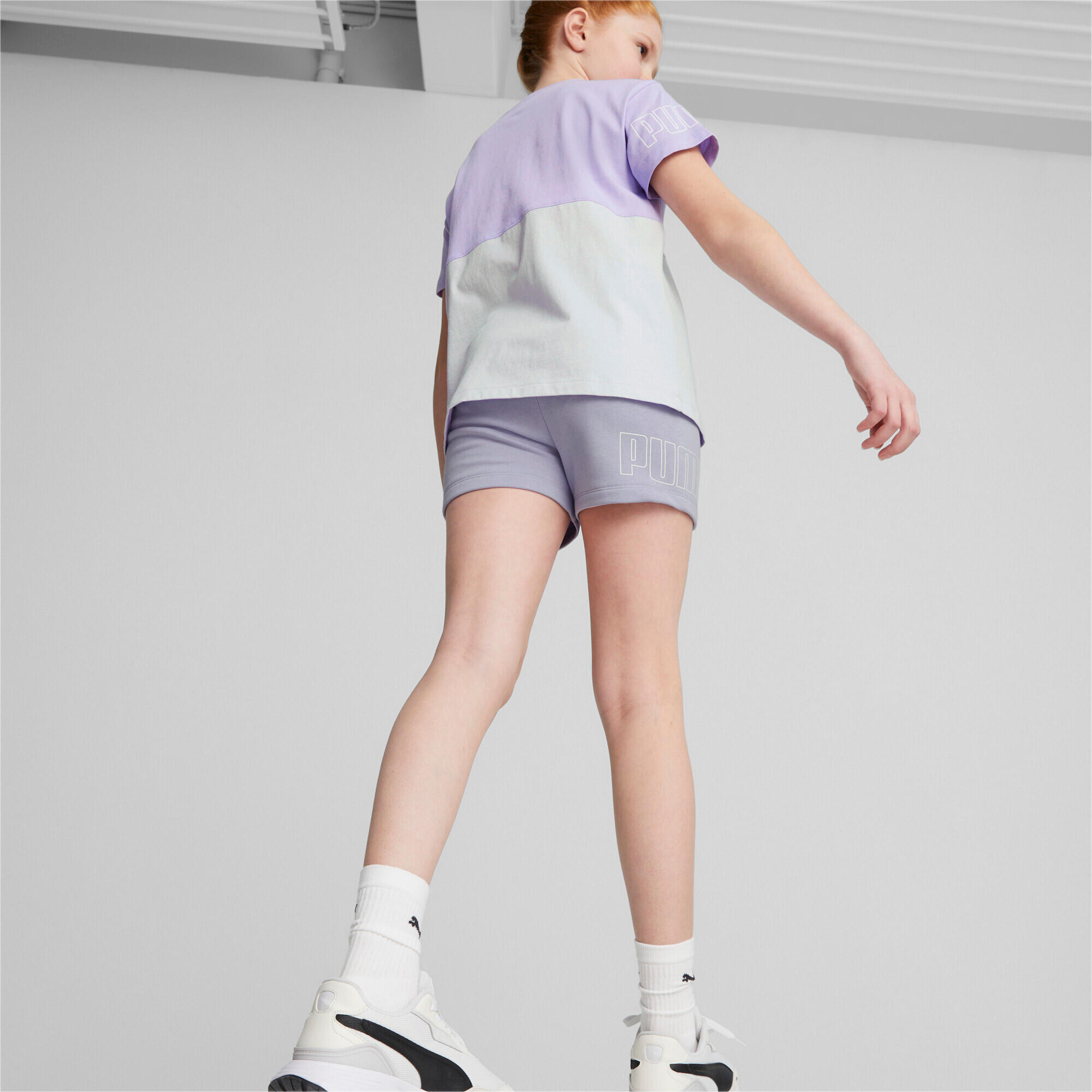 Puma Shorts Power High-waist Bambina 5/7