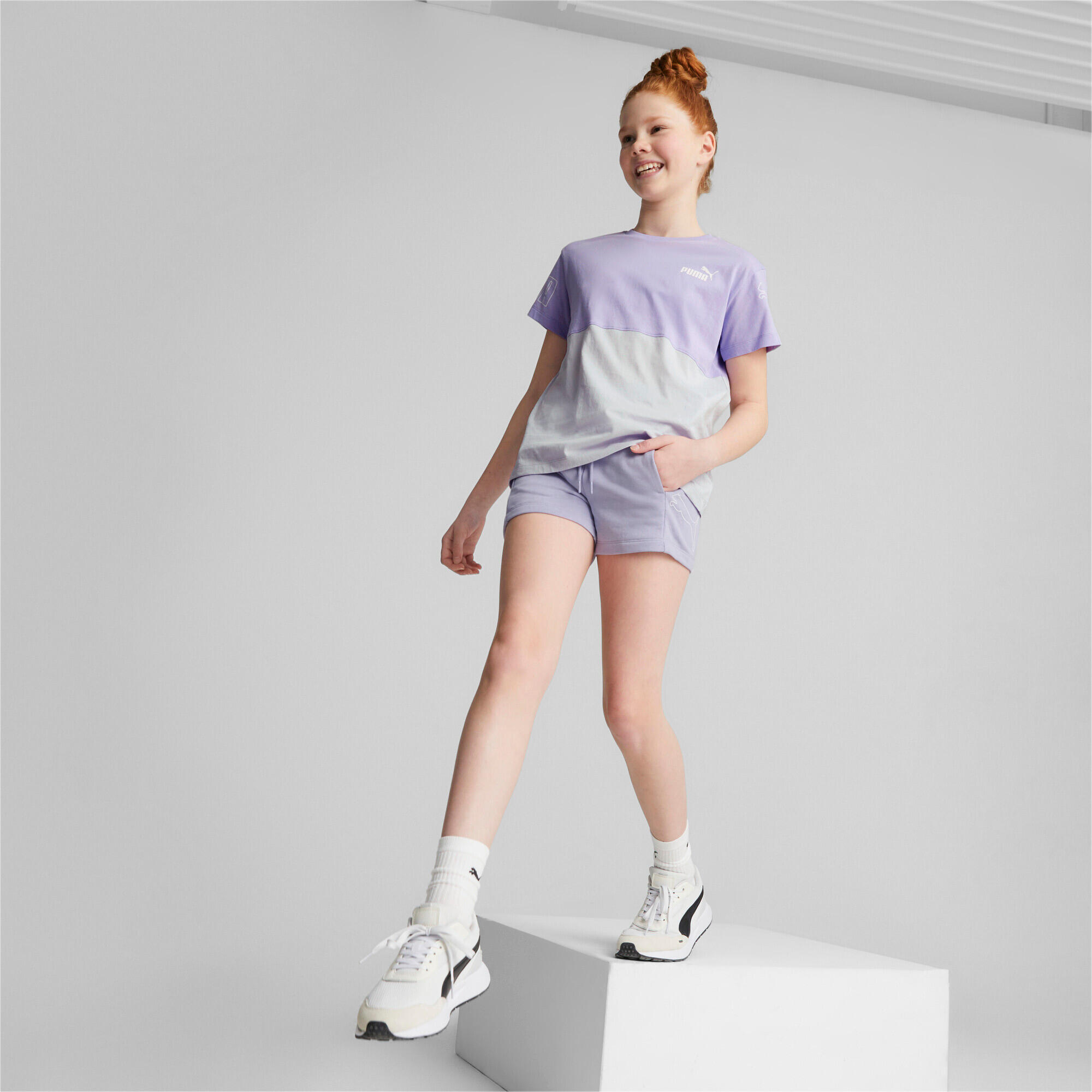 Puma Shorts Power High-waist Bambina 3/7
