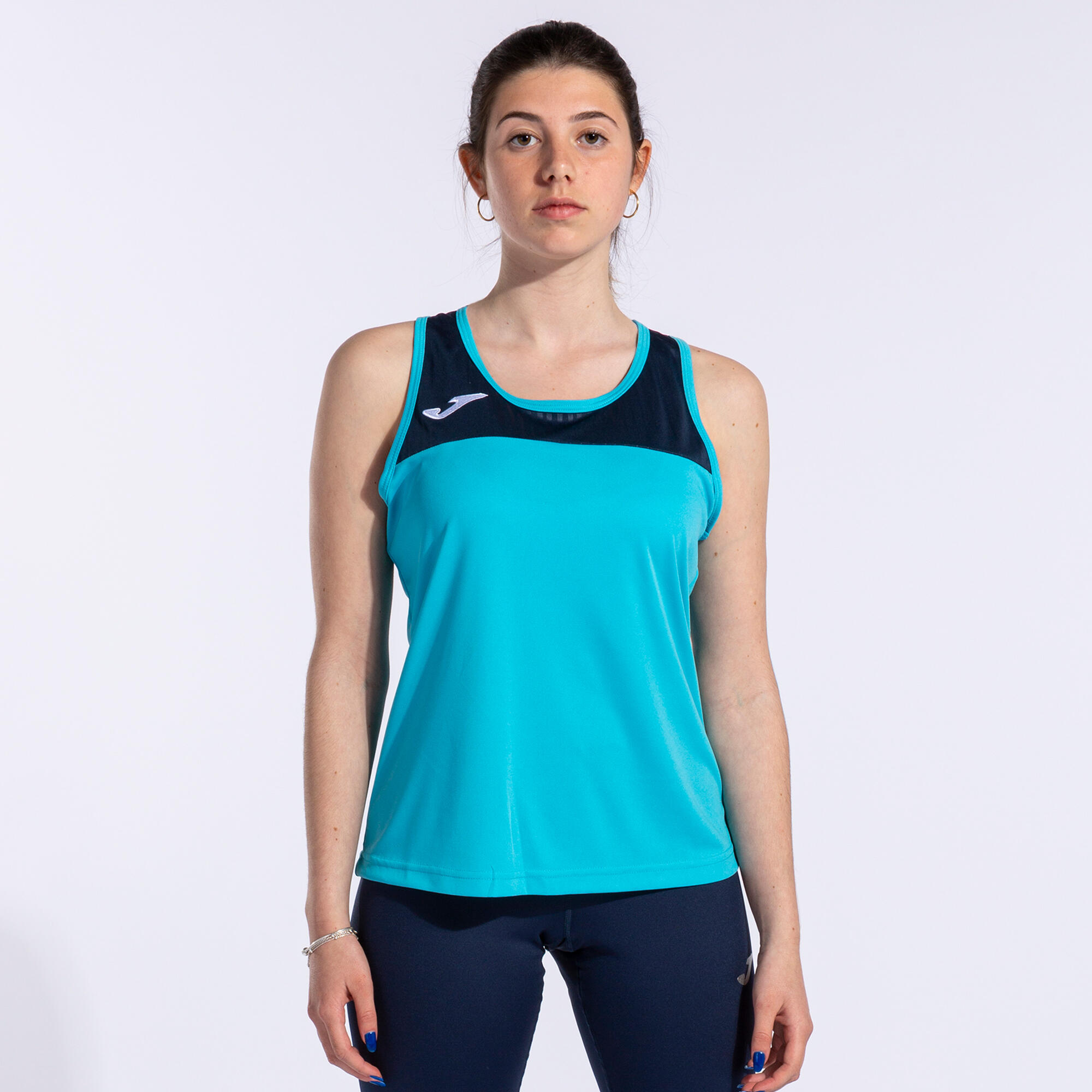 Débardeur Padel Femme Joma Montreal Turquoise Fluo 2/5