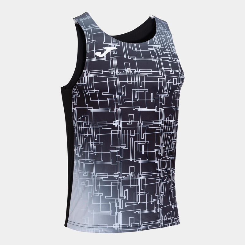 Camiseta Tirantes Running Hombre Joma Elite VIII Negro