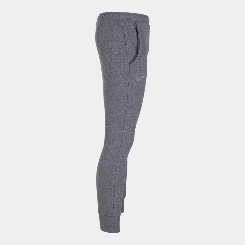 Pantalón Largo Fitness Hombre Joma Montana Cuff Gris Melange