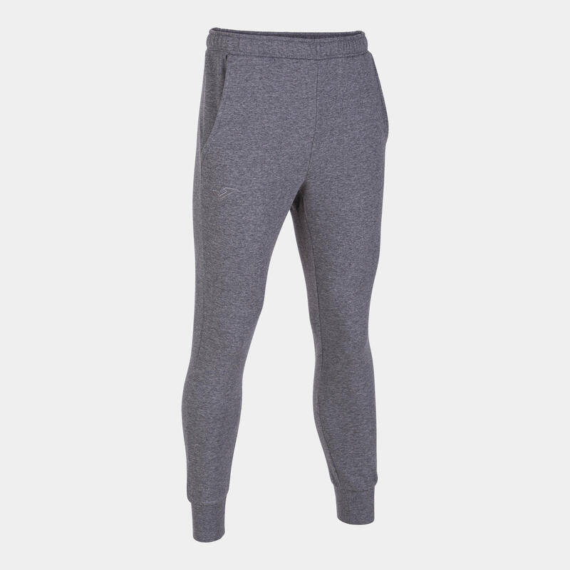 Pantalón Largo Fitness Niños Joma Montana Cuff Gris Melange