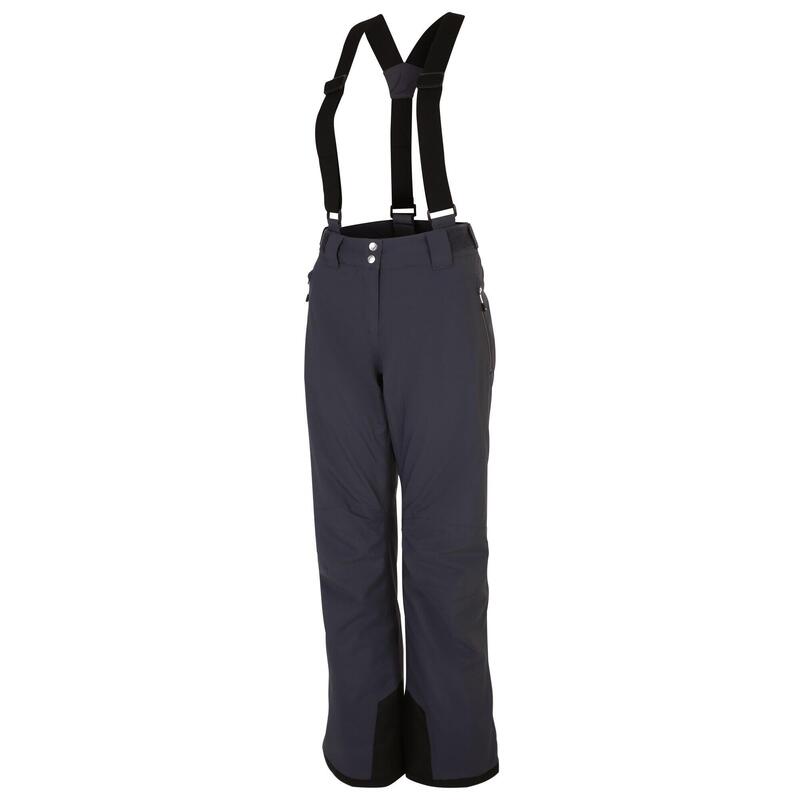 Calças de Ski Impermeável Effused II Mulher Ébano Acinzentado