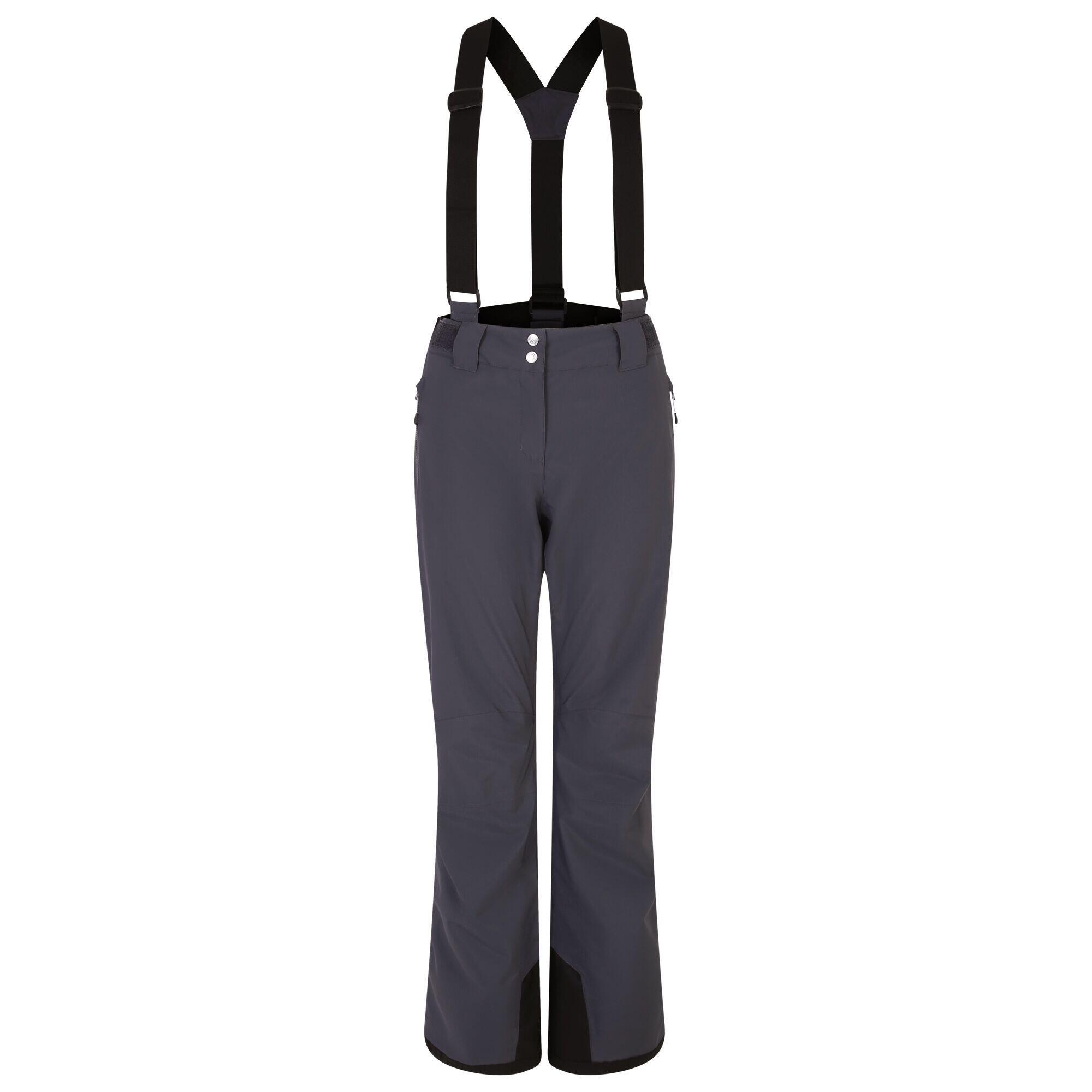DARE 2B Womens/Ladies Effused II Waterproof Ski Trousers (Ebony Grey)