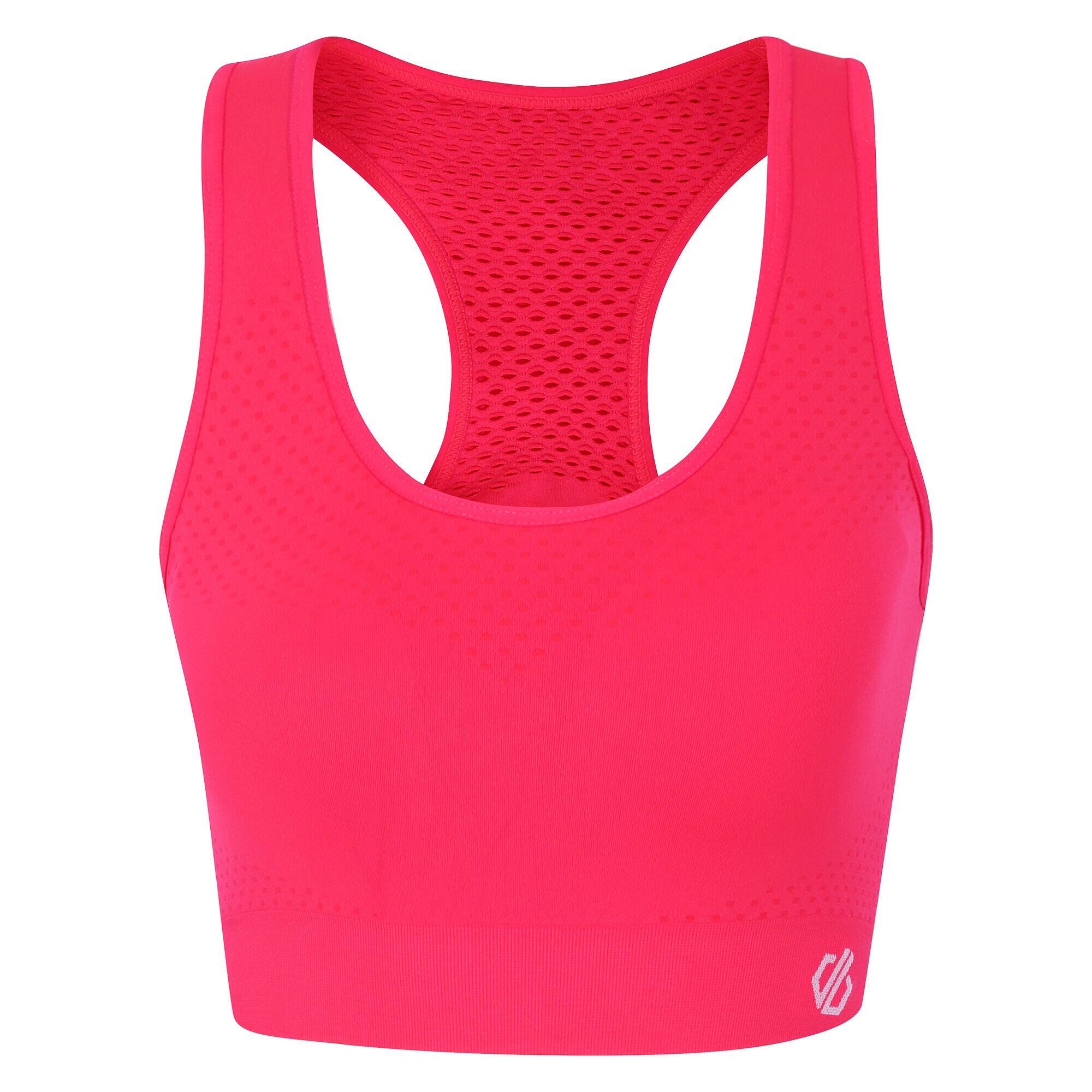 Reggiseno sportivo da donna (rosa neon)