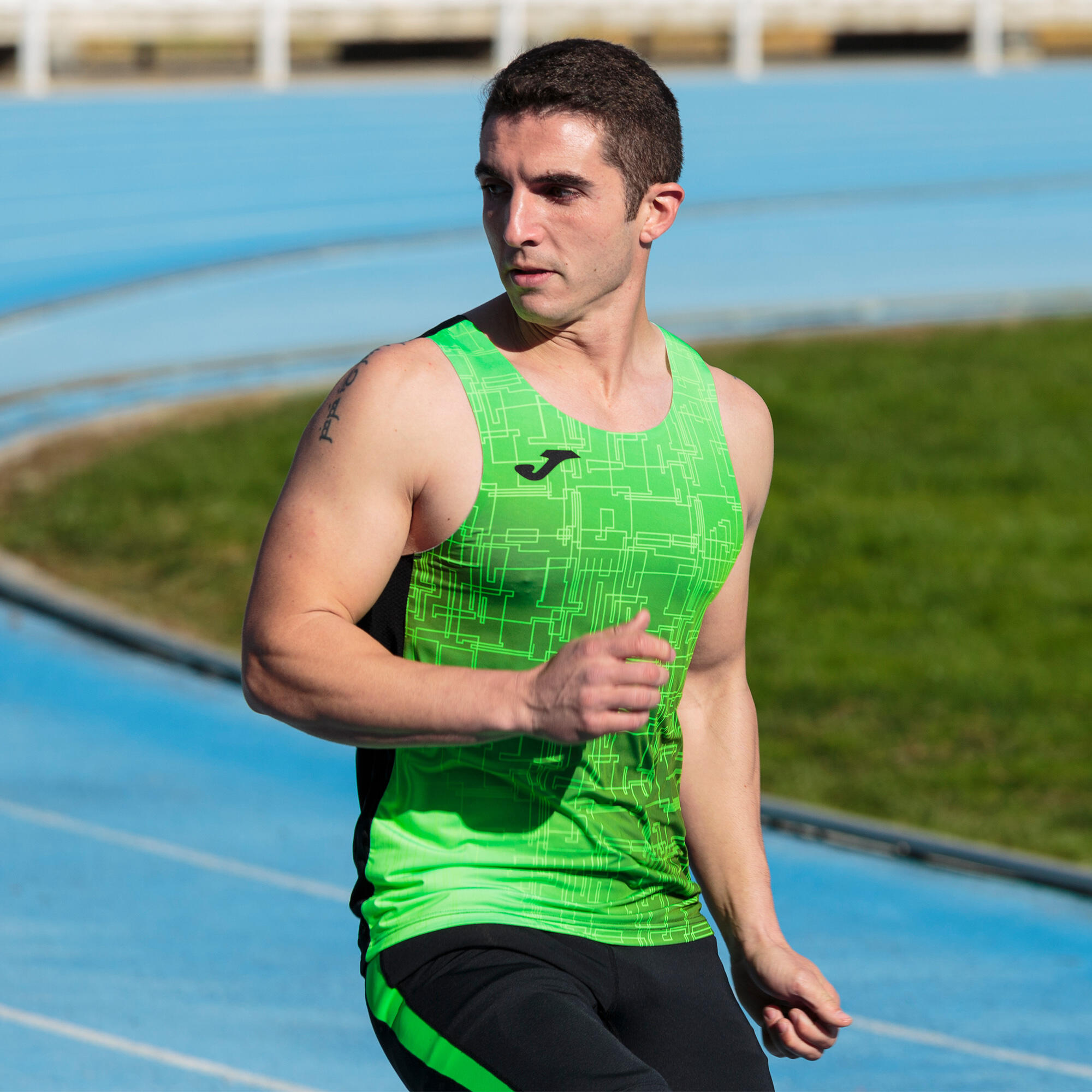 Débardeur Running Homme Joma Elite VIII Noir 2/5