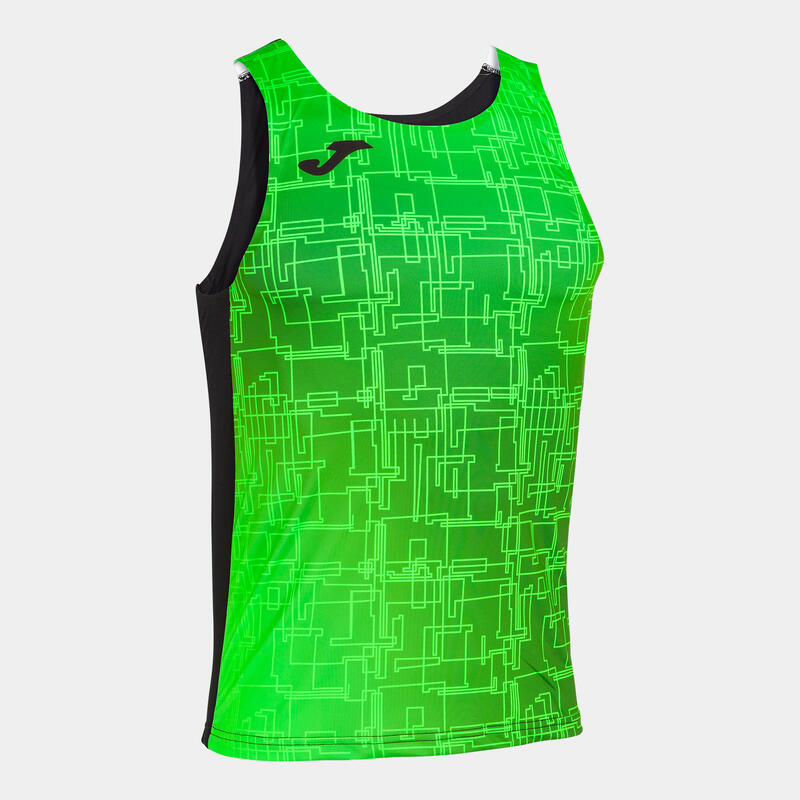 Camiseta Tirantes Running Hombre Joma Elite VIII Negro