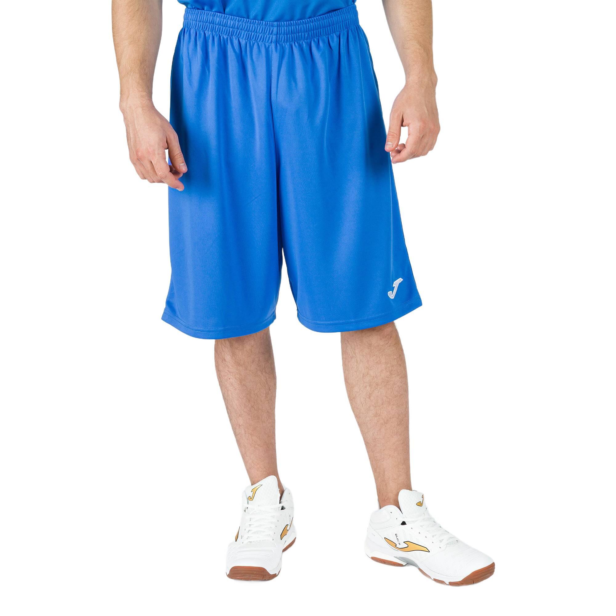 Joma - Short Basket-ball Homme Joma Nobel Long Bleu Roi - Short - Bleu - 54 2xl/3xl - Decathlon