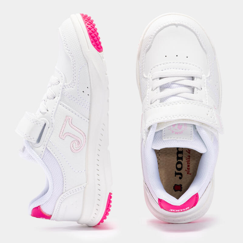 Pantofi sport copii Joma Harvard, Alb