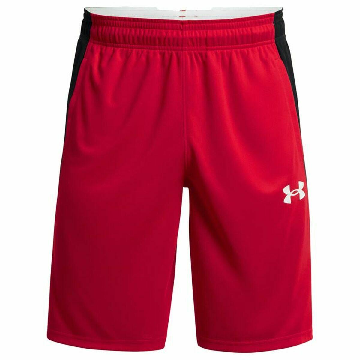 Short de Sport Rouge Homme Under Armour Baseline 10 3/5