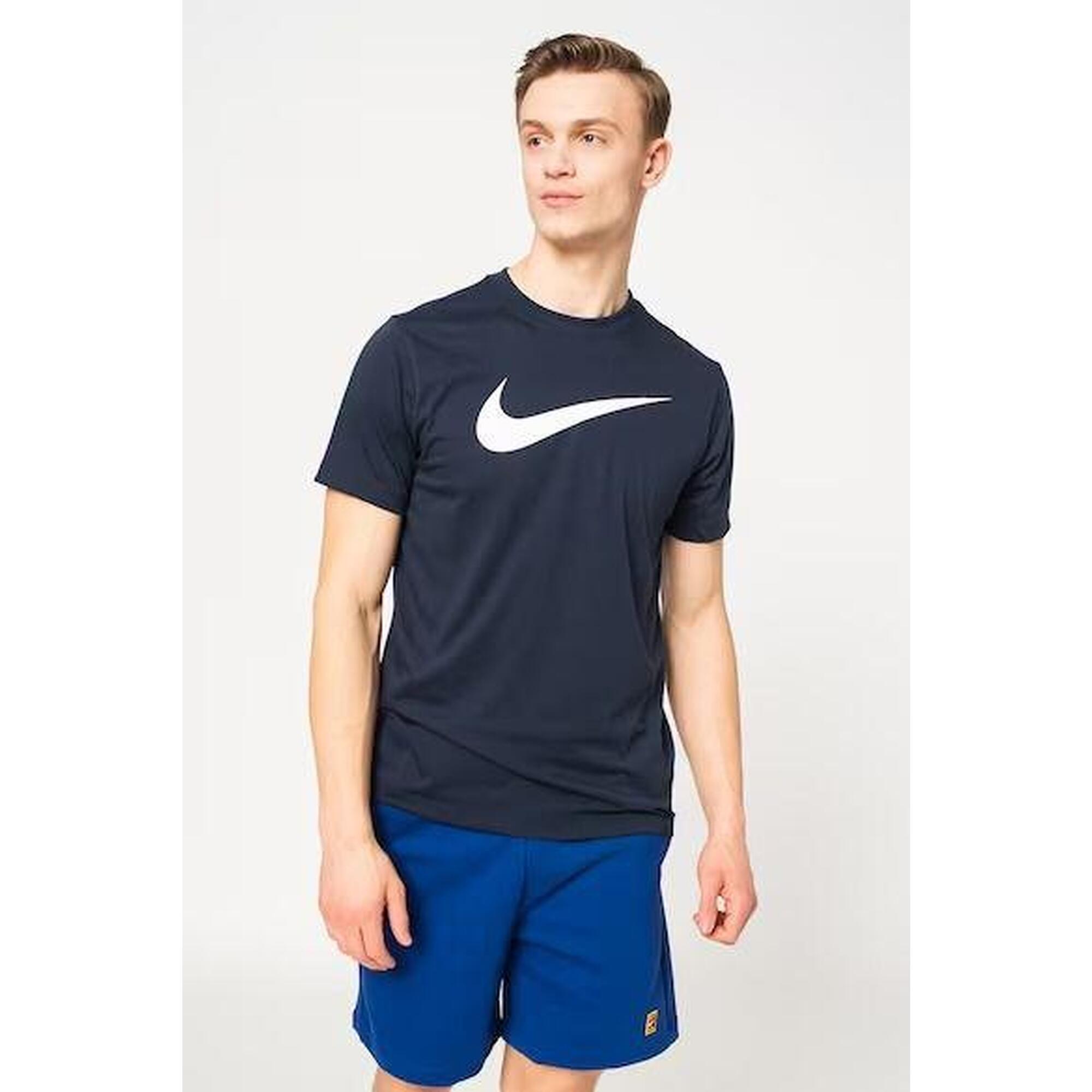 Heren-T-Shirt met Korte Mouwen Nike 451  Marineblauw