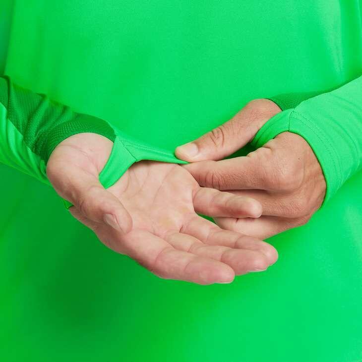 Maglie maniche lunghe da calcio  uomo nike verde 3/4