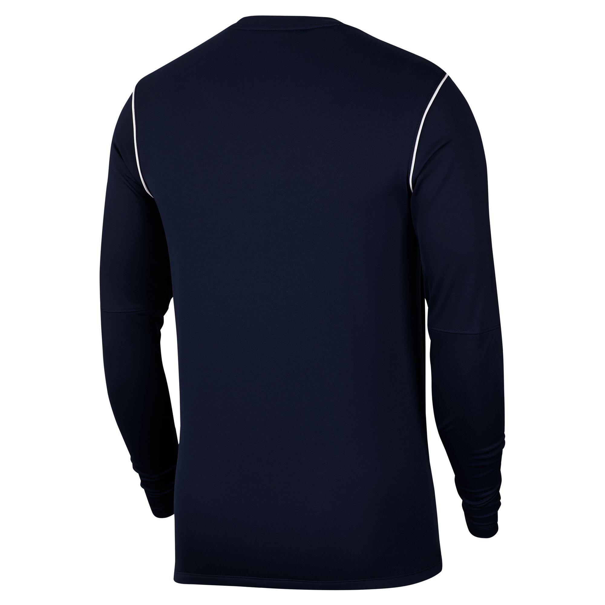 Maglie maniche lunghe da calcio  uomo nike blu 3/4
