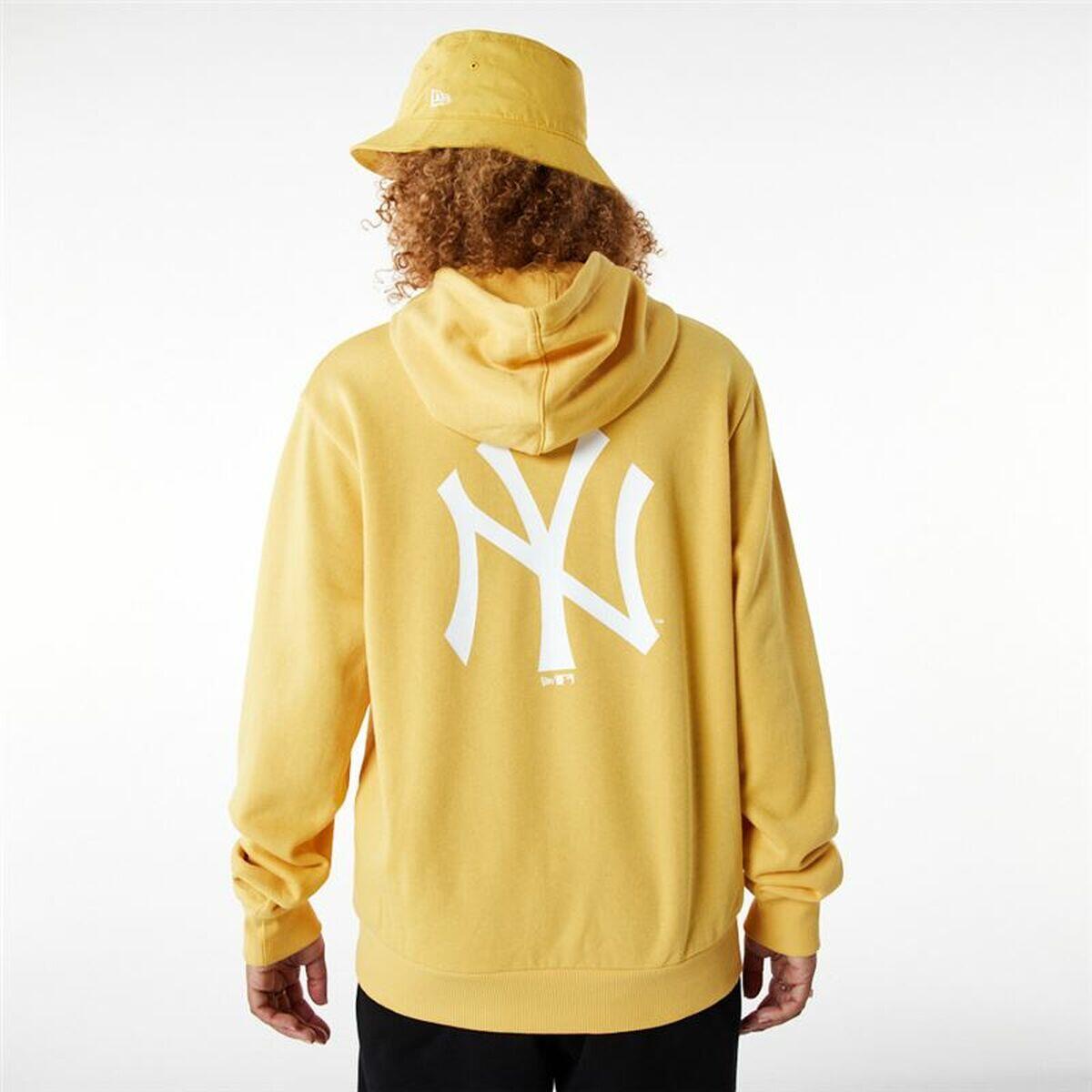 NEW ERA Felpa con Cappuccio Donna New Era ew York Yankees MLB League Giallo