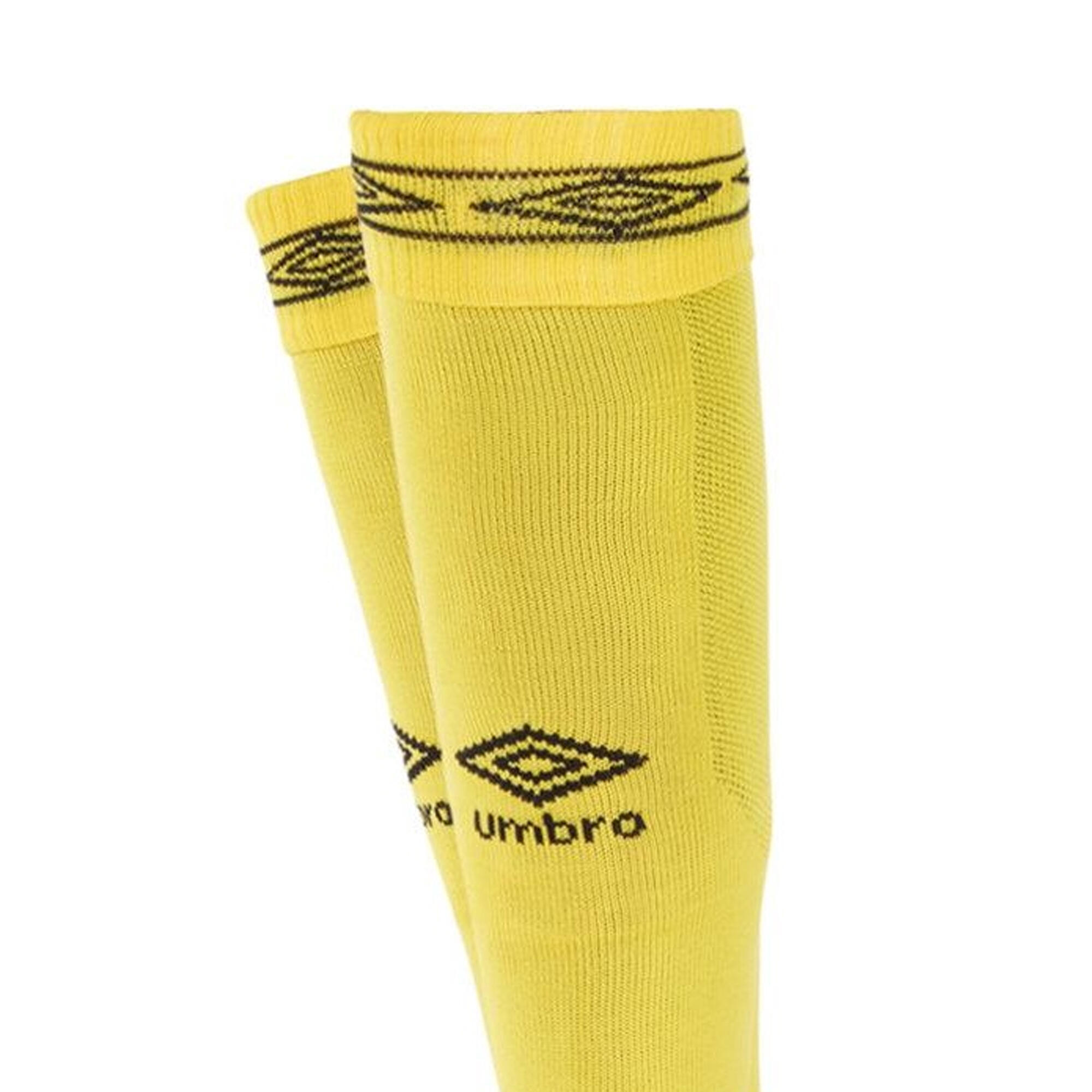 "Diamond" Fußballsocken Herren Gelb/Schwarz 3/4