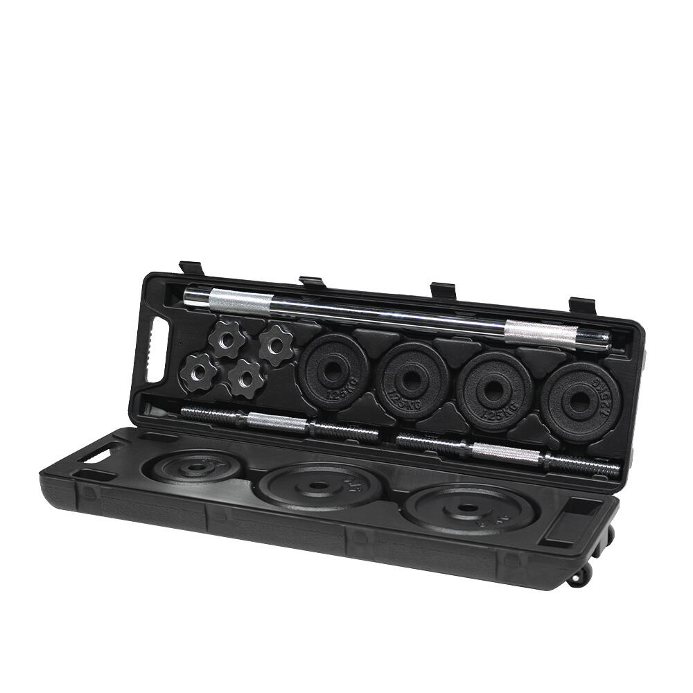 YOURFIT SET MANCUERNAS + BARRA (30kg)